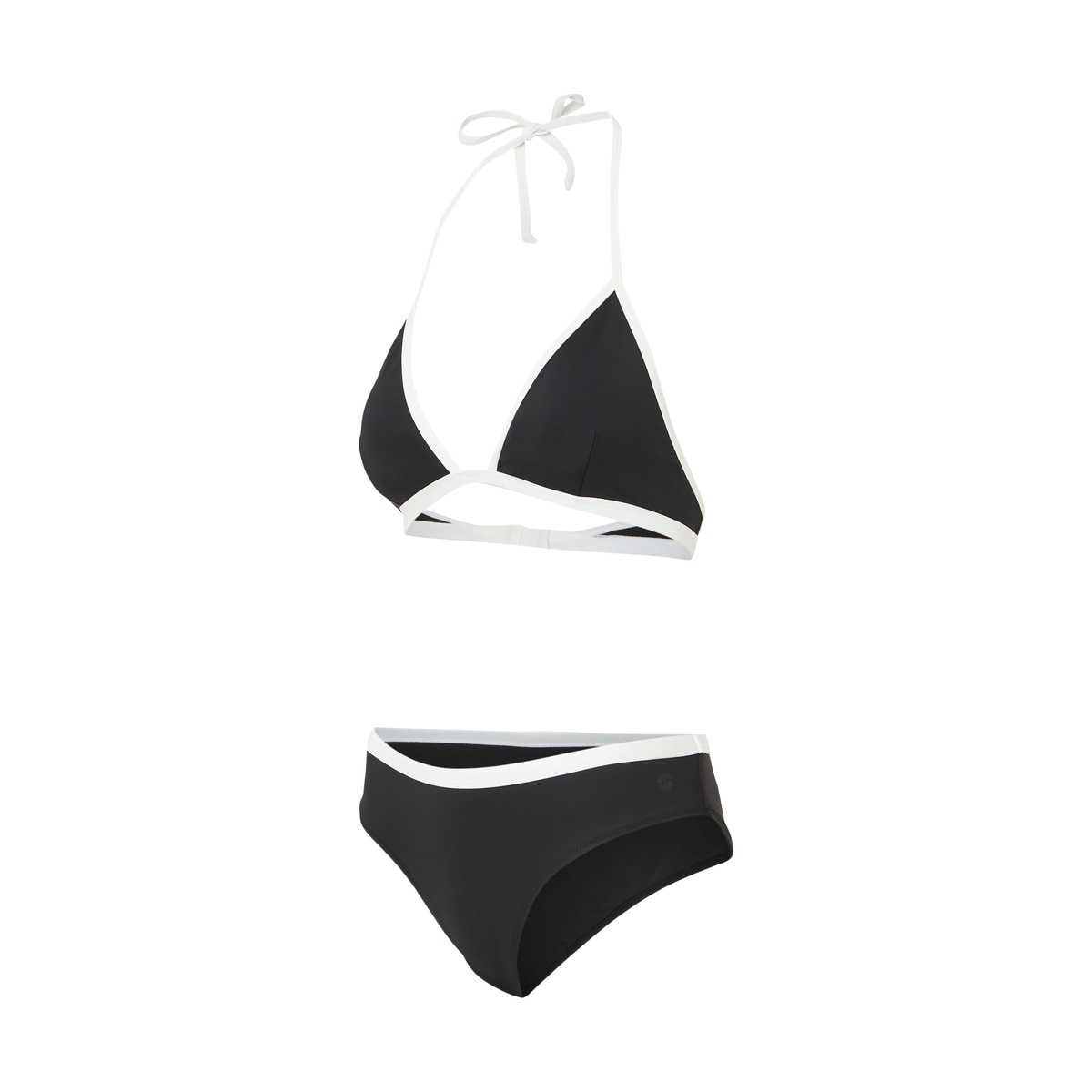 Bikini triángulo mujer Negro-3