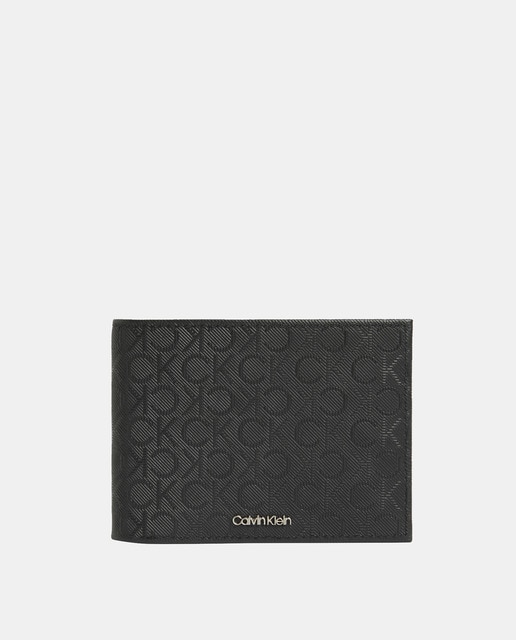 Imagem 0 de Carteira Bifold com Estampado de Monograma