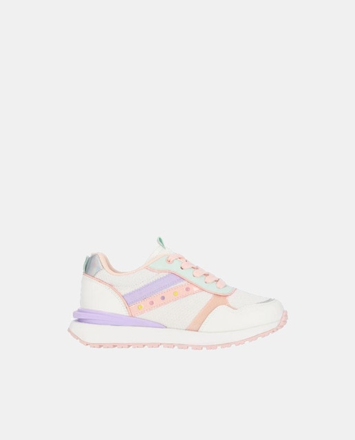 Imagen 0 de Zapatillas Nenúfar de niña tipo running bajas con estabilizador y suela de goma