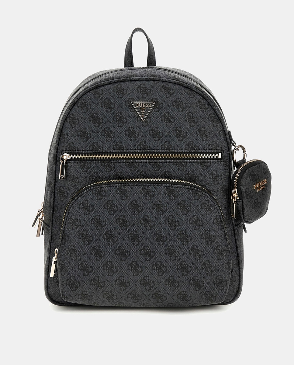 Mochila com Fecho de Correr Cinzento-escuro-1