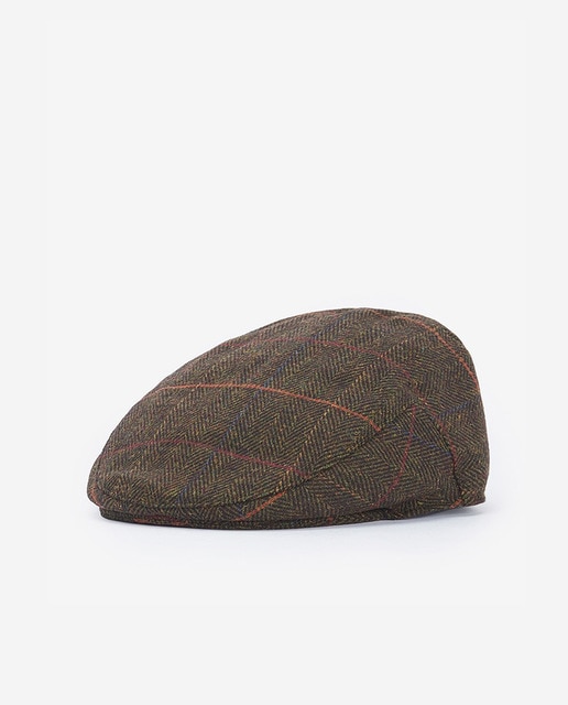 Imagen 0 de Gorra de hombre de diseño de espiga y visera de tachuelas