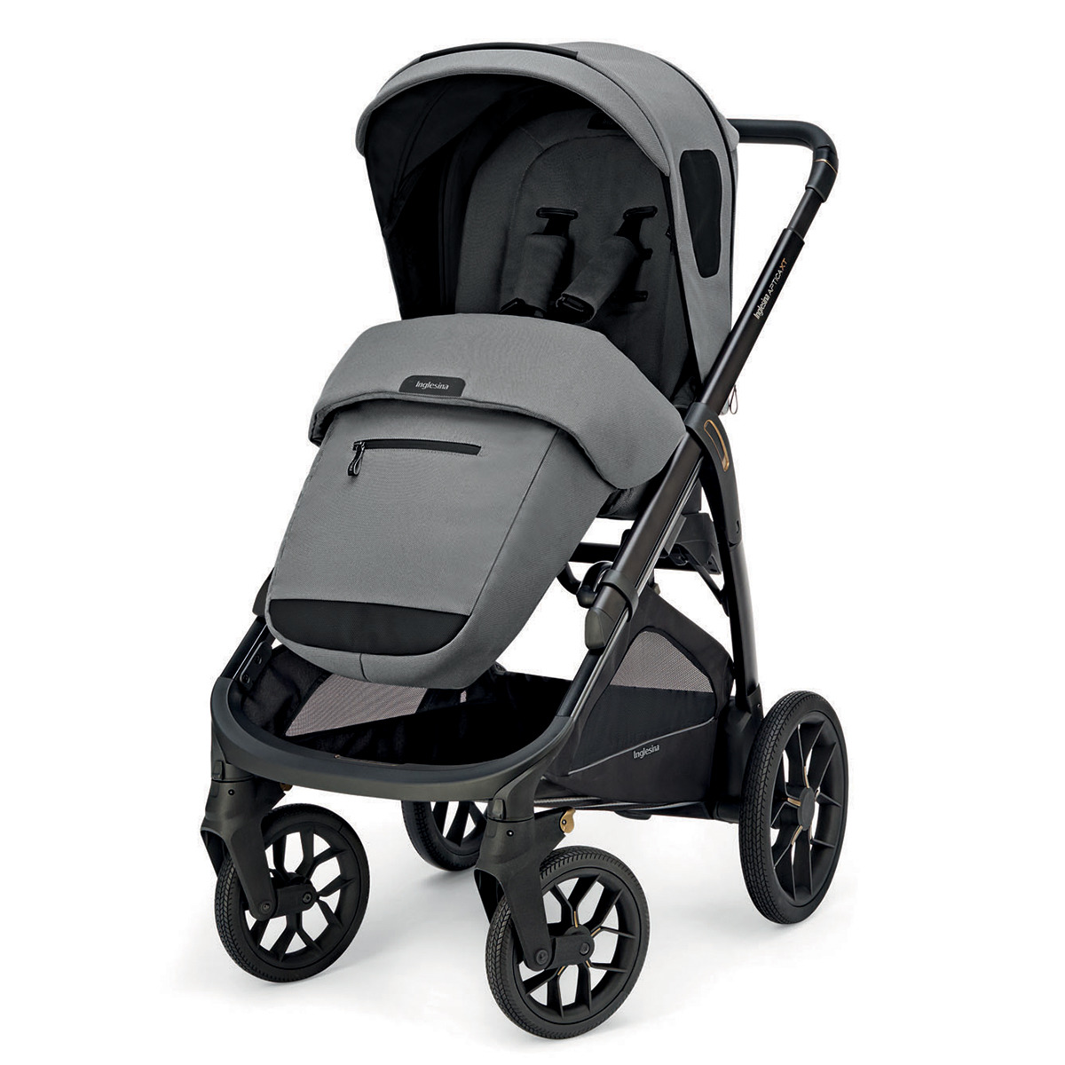 Carro de bebé Inglesina System Duo Áptica XT Gris-8