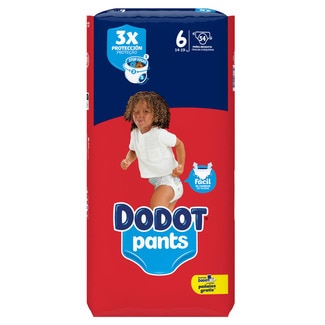 Fraldas Cueca Pants 14-19kg T6 embalagem 54 unidades - Dodot