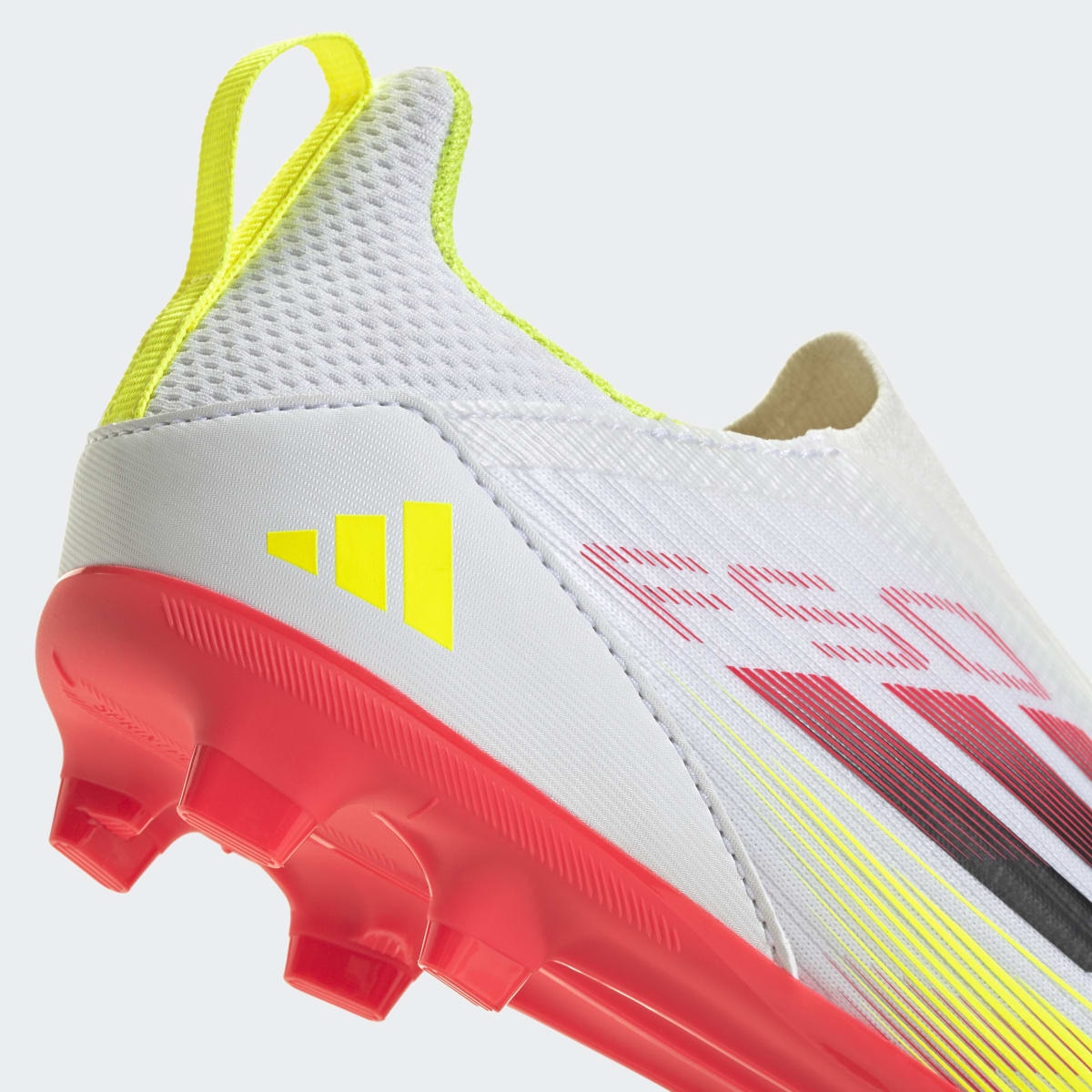 Chuteiras de Futebol de Criança F50 League Laceless Branco-7