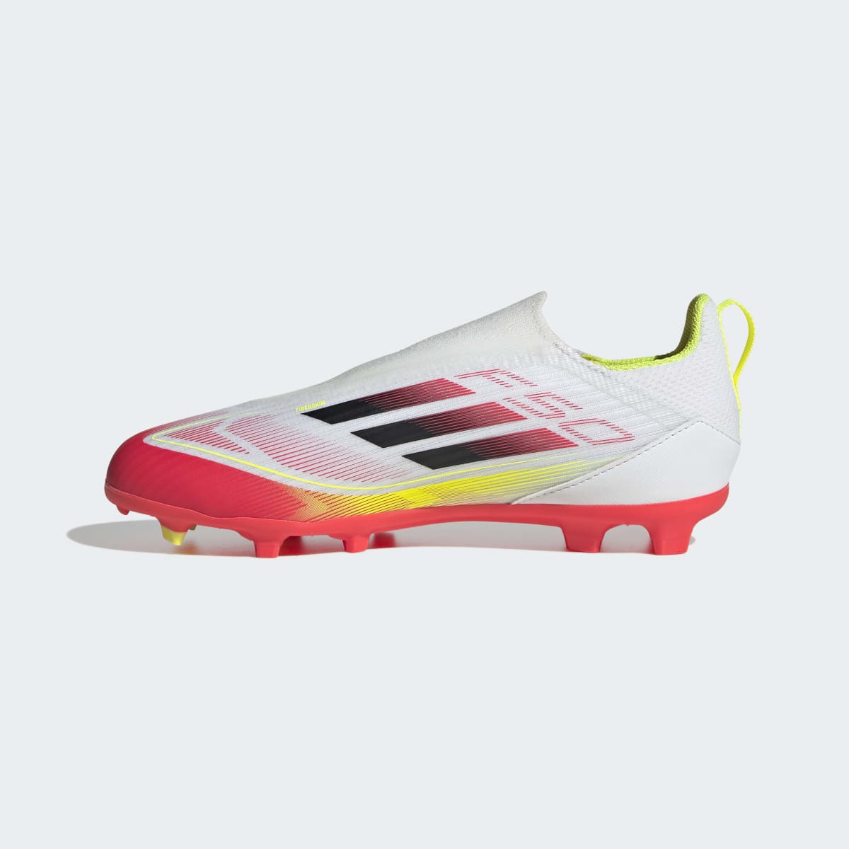 Chuteiras de Futebol de Criança F50 League Laceless Branco-4