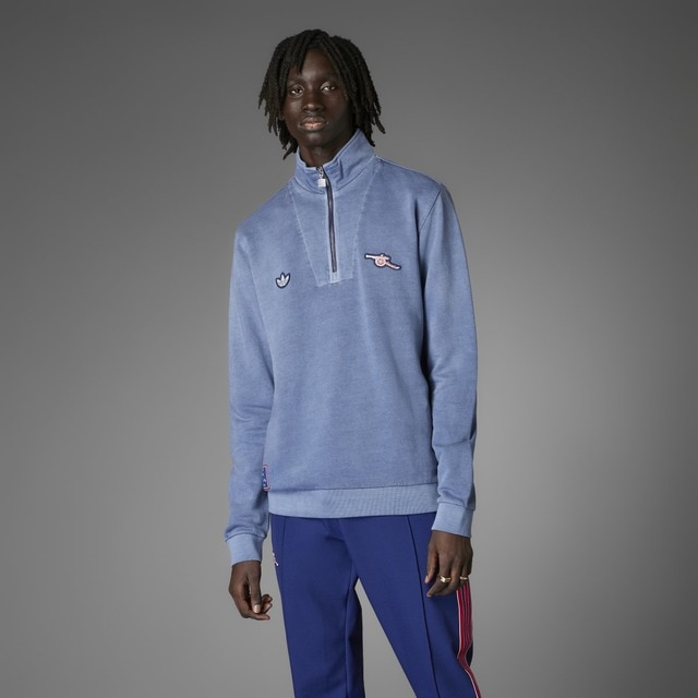 Imagem 0 de T-shirt de Homem com Meio Fecho de Correr Arsenal Terrace Icons