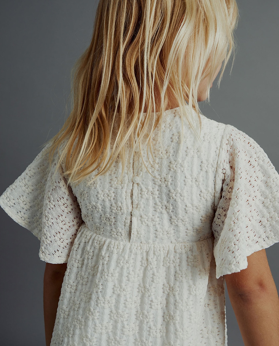 Vestido com Estrutura Cru-4