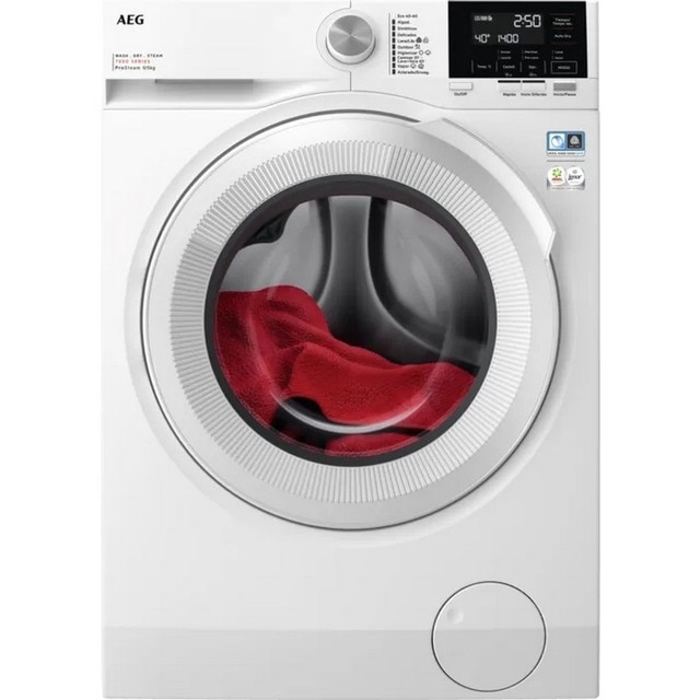 Imagem 0 de Máquina de Lavar e Secar Roupa AEG Série 7000 LWR7194M2B ProSteam, de 9/5 kg e 1400 rpm - Branco