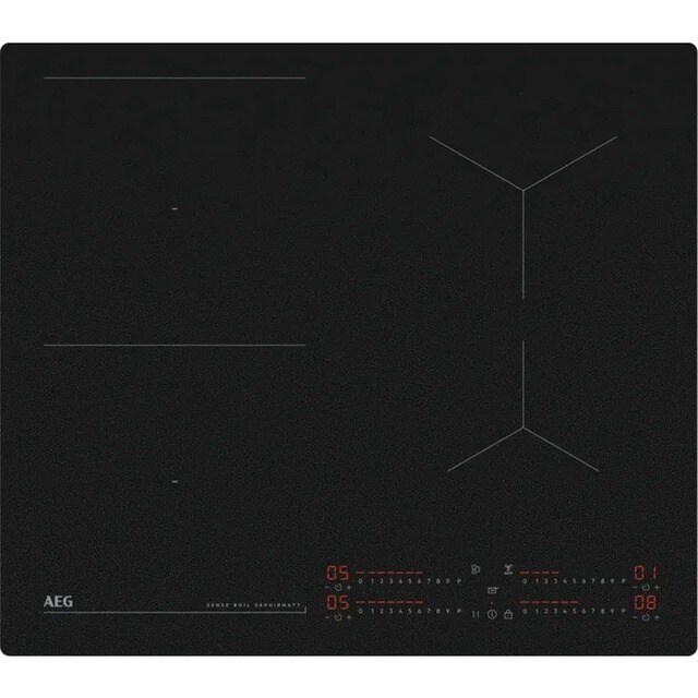 Imagem 0 de Placa de Indução AEG TI64IB10IZ Tecnologia SenseBoil, de 4 Zonas Saphirmatt e 60 cm - Preto