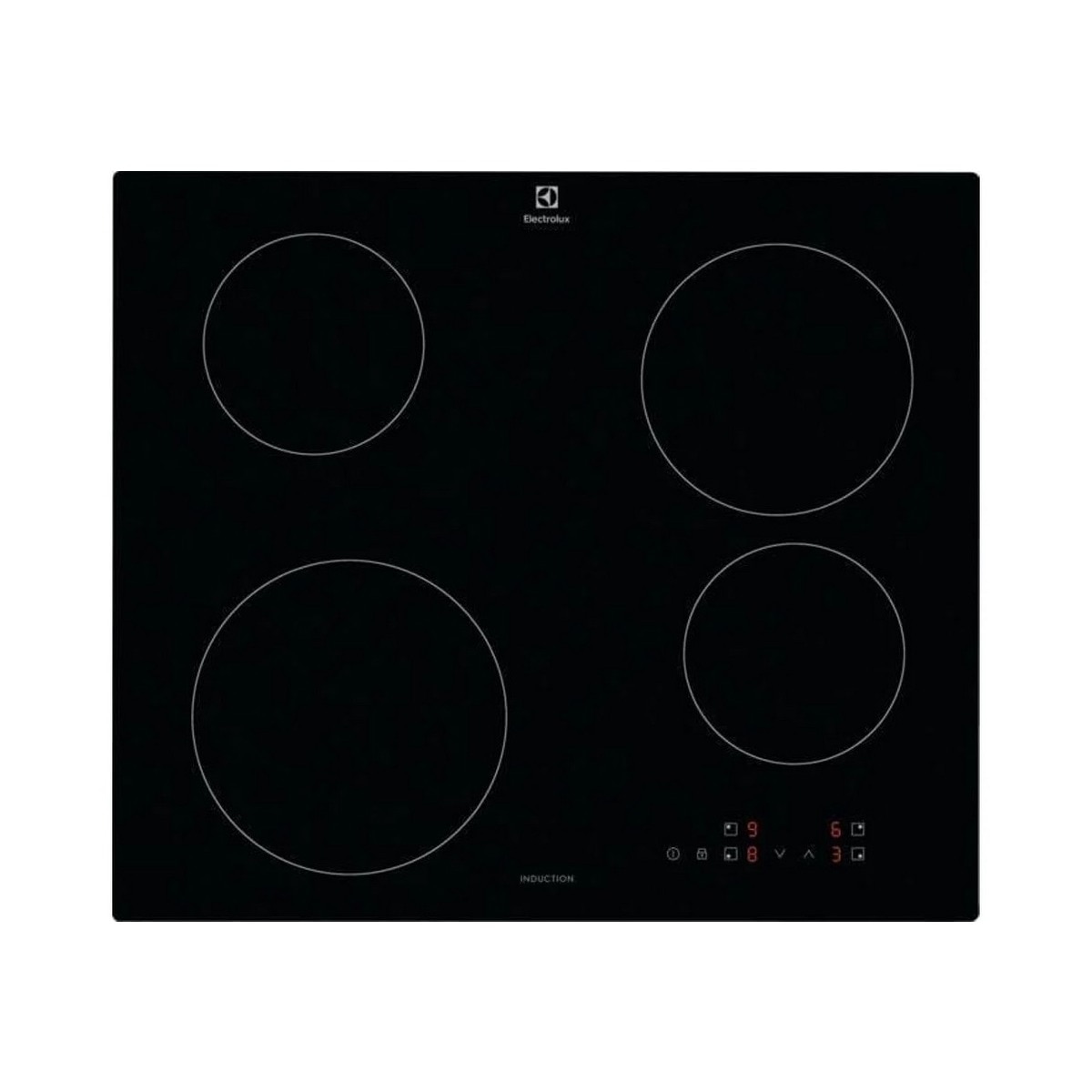 Placa de Indução Electrolux EIB60420CK de 4 Zonas e de 60 cm - Preto Preto-1