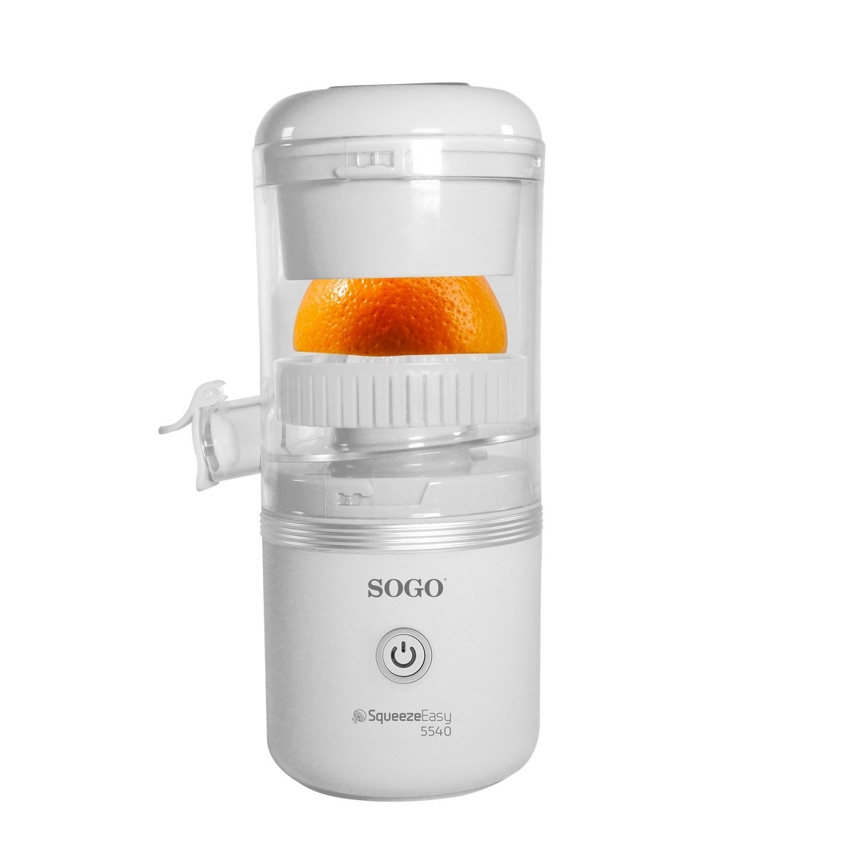 Espremedor de Sumos Sogo EXP-SS-5200 Recarregável sem Fios de 130 rpm - Branco Branco-2