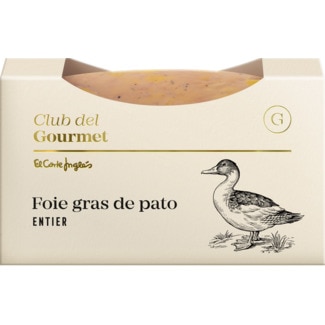 Entier Foie Gras de Pato embalagem 290 g - Club Del Gourmet