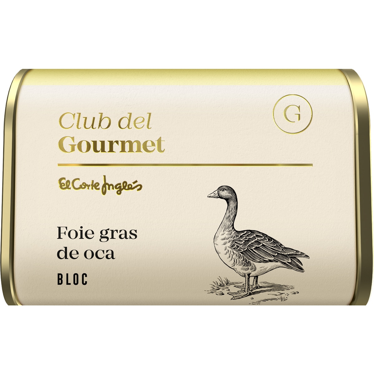 Bloco de Foie Gras Natural lata 130 g