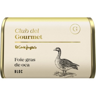 Bloco de Foie Gras Natural lata 130 g - Club Del Gourmet