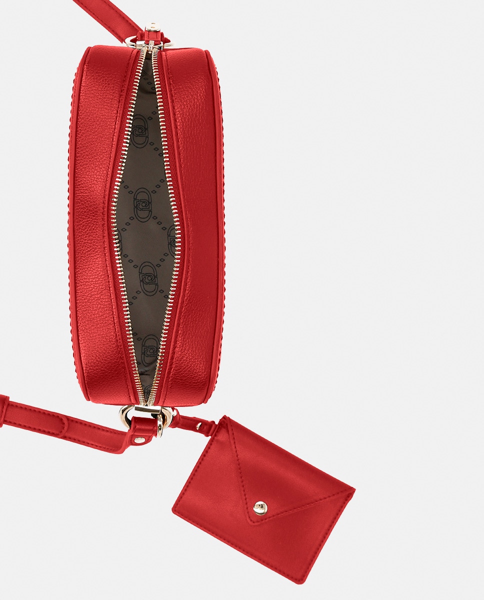 Mala a Tiracolo Básica Vermelho-4