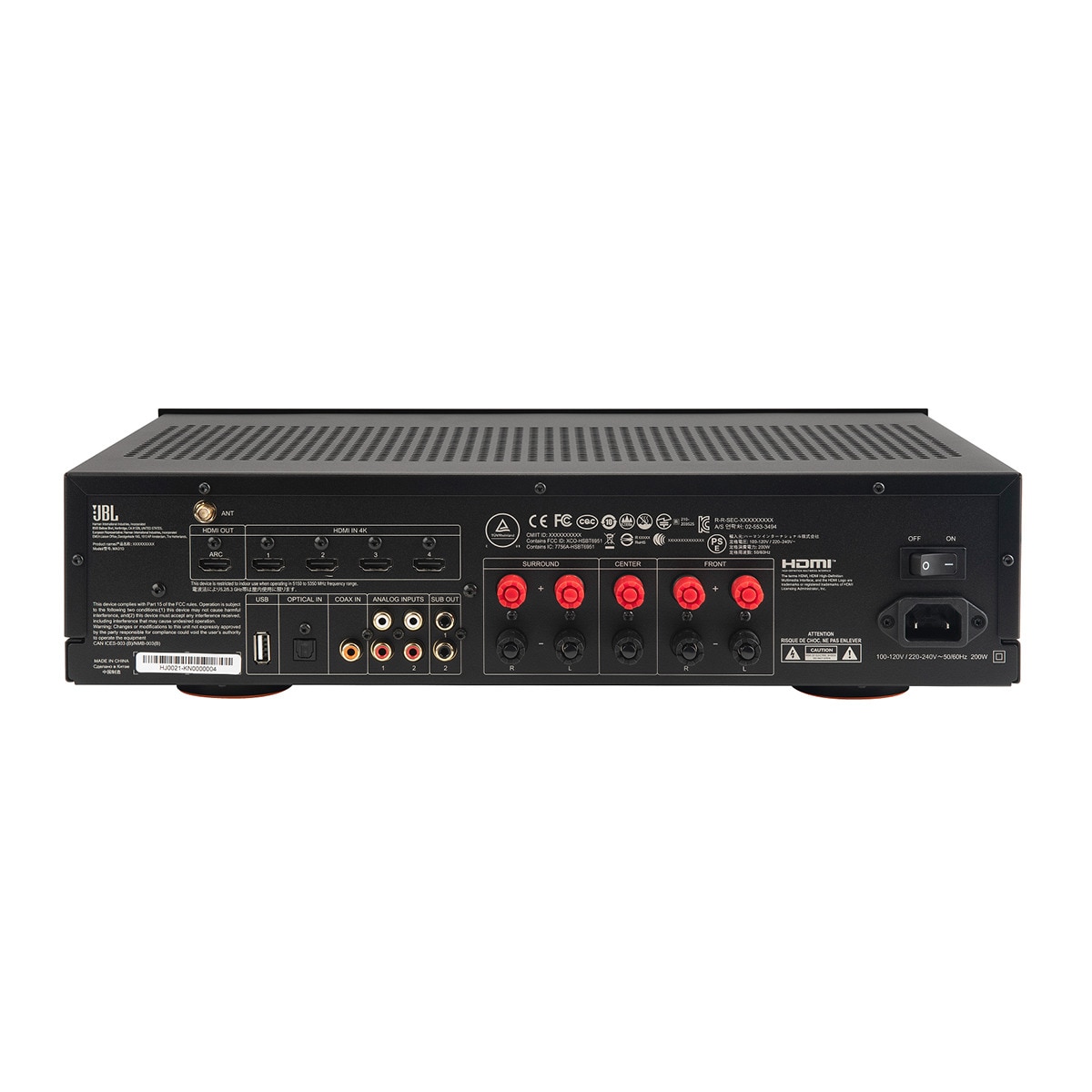 Receptor AV JBL MA-310 5.2 4K Negro-4