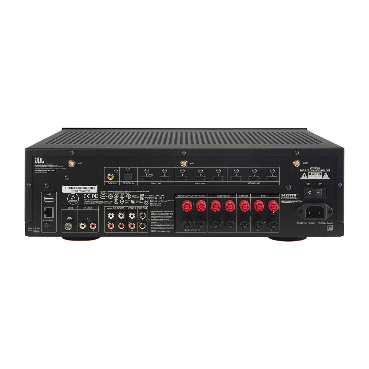 Receptor AV JBL MA-7100HP 7.2 8K Negro-4