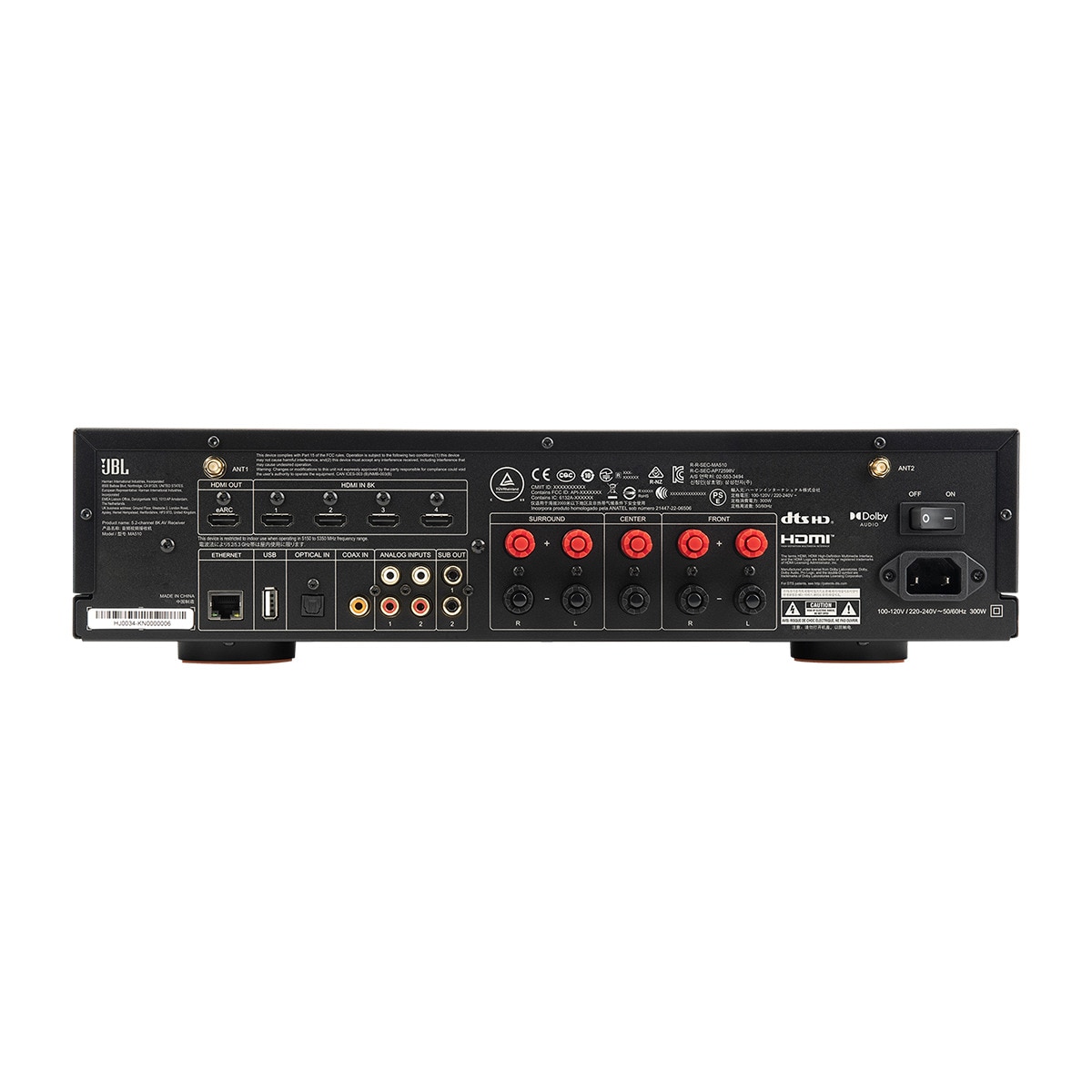 Receptor AV JBL MA-510 5.2 8K Negro-4