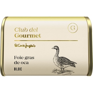 bloc de foie gras de oca lata 130 g - Club Del Gourmet