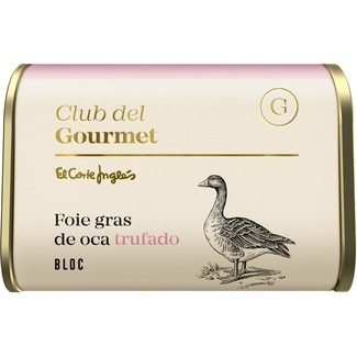 bloc de foie gras de oca trufado lata 130 g - Club Del Gourmet