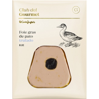 bloc de foie gras de pato trufado envase 60 g - Club Del Gourmet