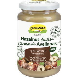 crema de avellanas ecológica sin gluten y sin aceite de palma tarro 350 g - Granovita