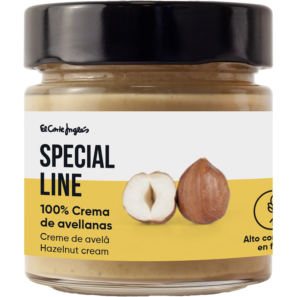 crema de avellanas 100% frasco 200 g