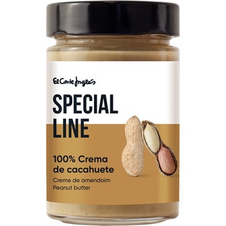 crema de cacahuete 100% frasco 500 g - Special Line El Corte Ingles