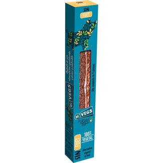 alternativa vegetal al fuet 100% vegetal sin gluten y vegano envase 110 g - Hi Vegs