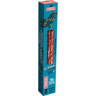 alternativa vegetal al chorizo 100% vegetal sin gluten y vegano envase 110 g - Hi Vegs