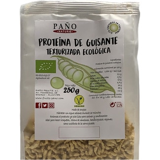 Bio proteína de guisante texturizada ecológica bolsa 250 g - Arrel