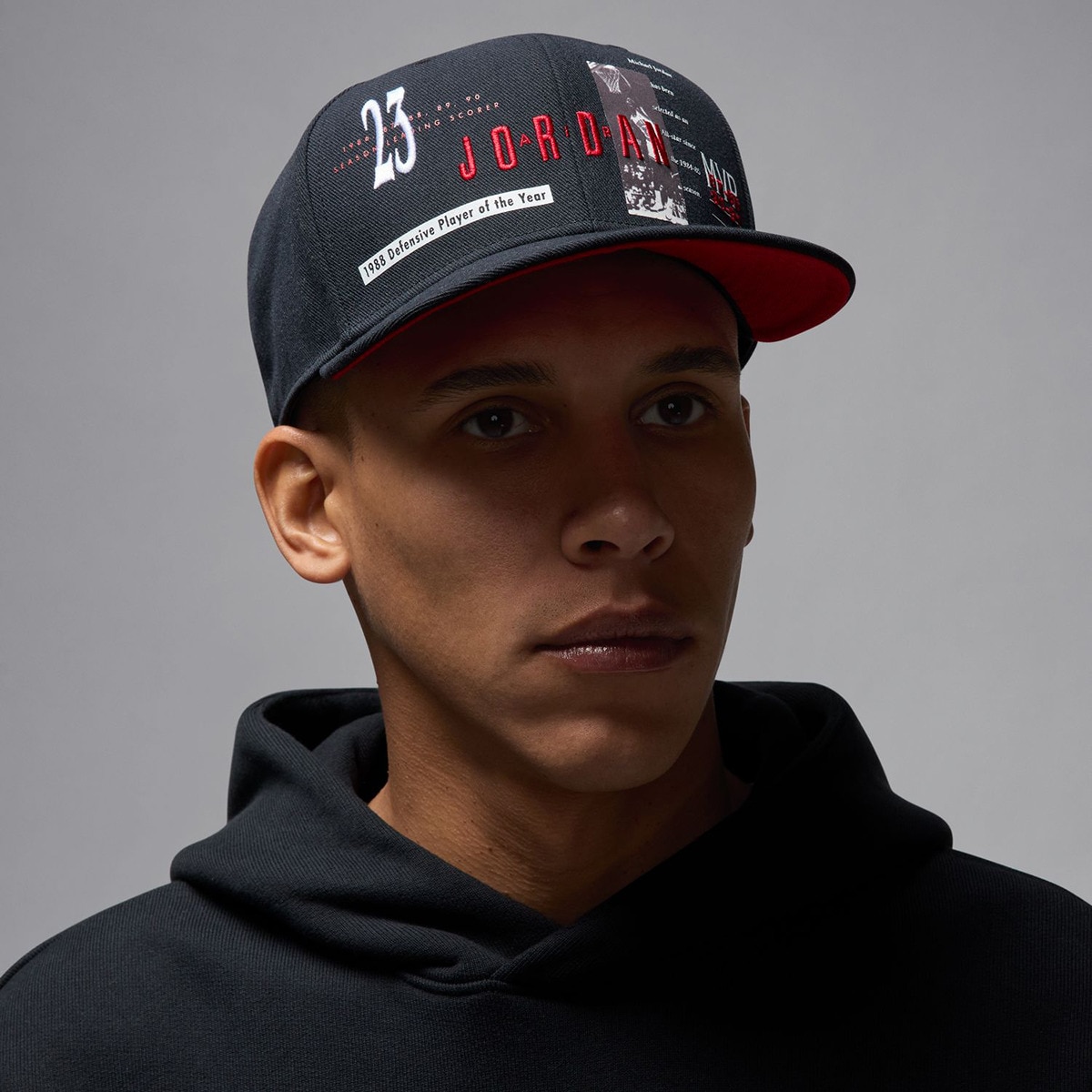 Boné Jordan Brand Pro Structured HA Vermelho / Preto-1