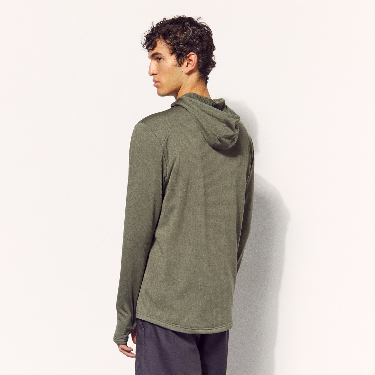Sweatshirt Técnica de Montanha de Homem Verde-3