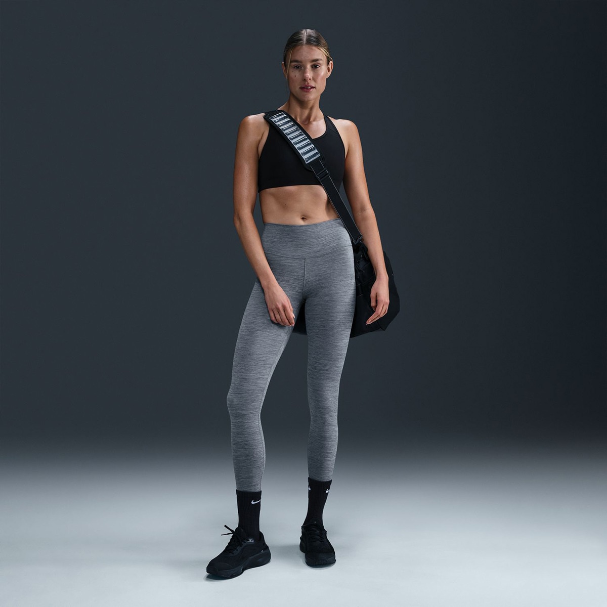 Leggings de Mulher One Cinzento-1