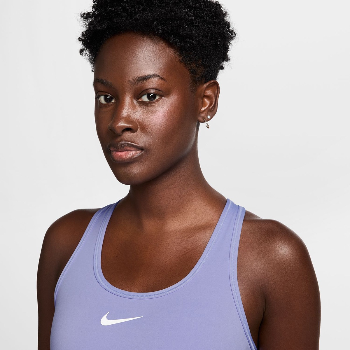 Top de Mulher Swoosh Medium Support Lilás-3