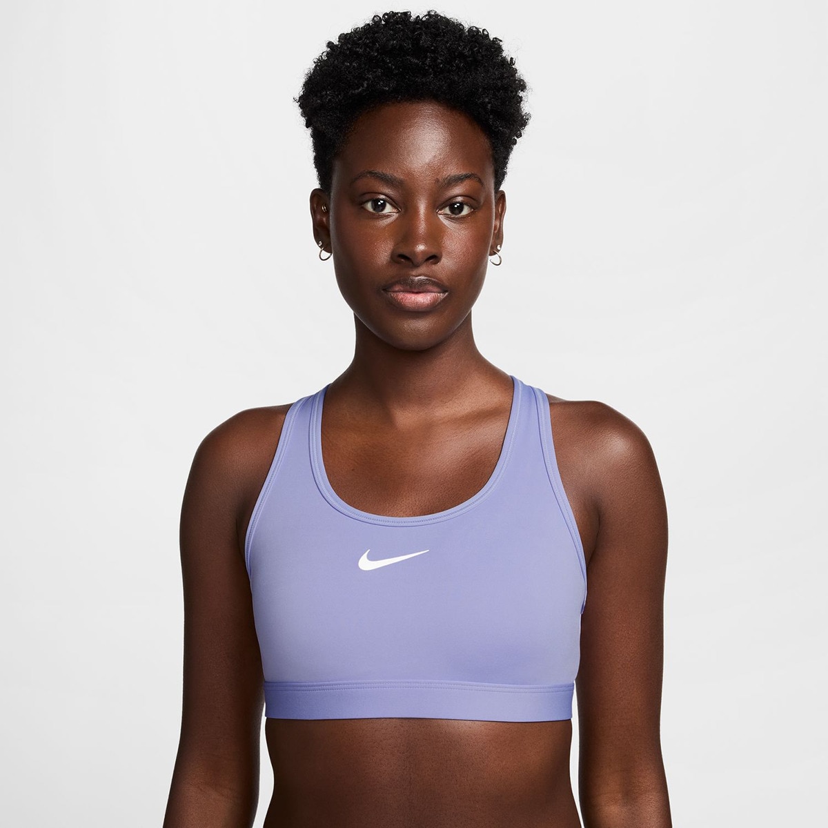 Top de Mulher Swoosh Medium Support Lilás-1