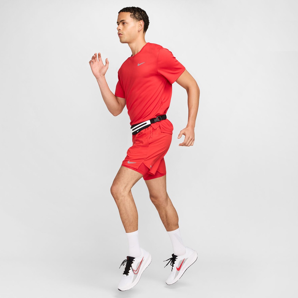 T-shirt de homem Miler Nike Vermelho-5