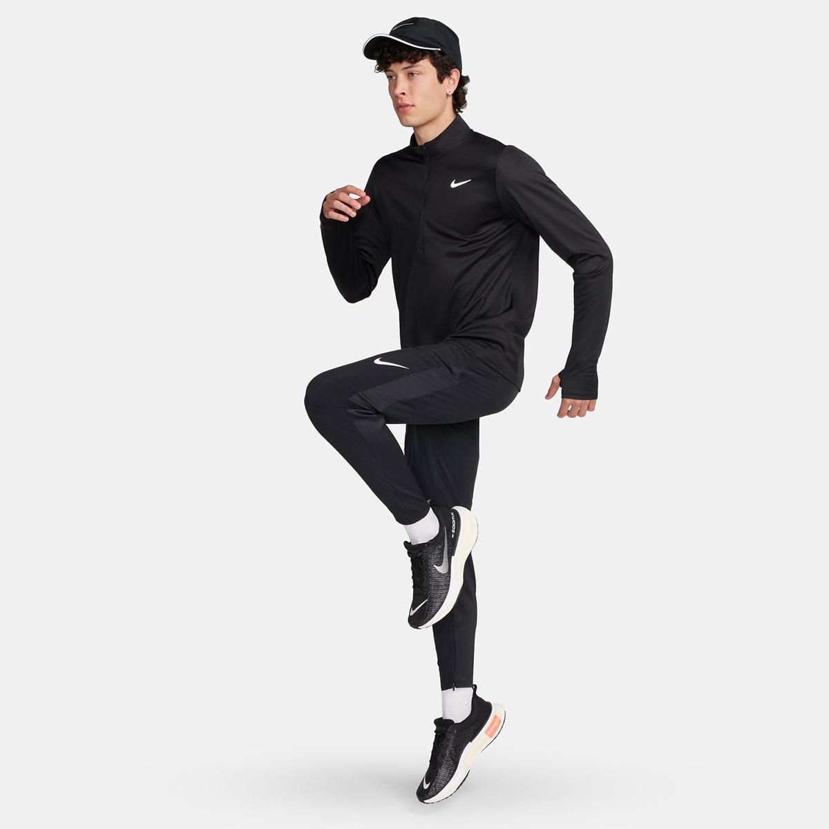 T-shirt de homem Pacer Nike Preto-4