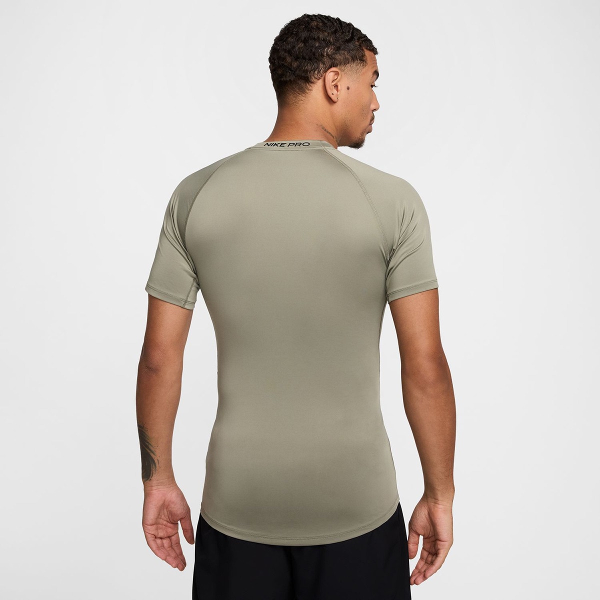 T-shirt de homem Pro Nike Verde-2