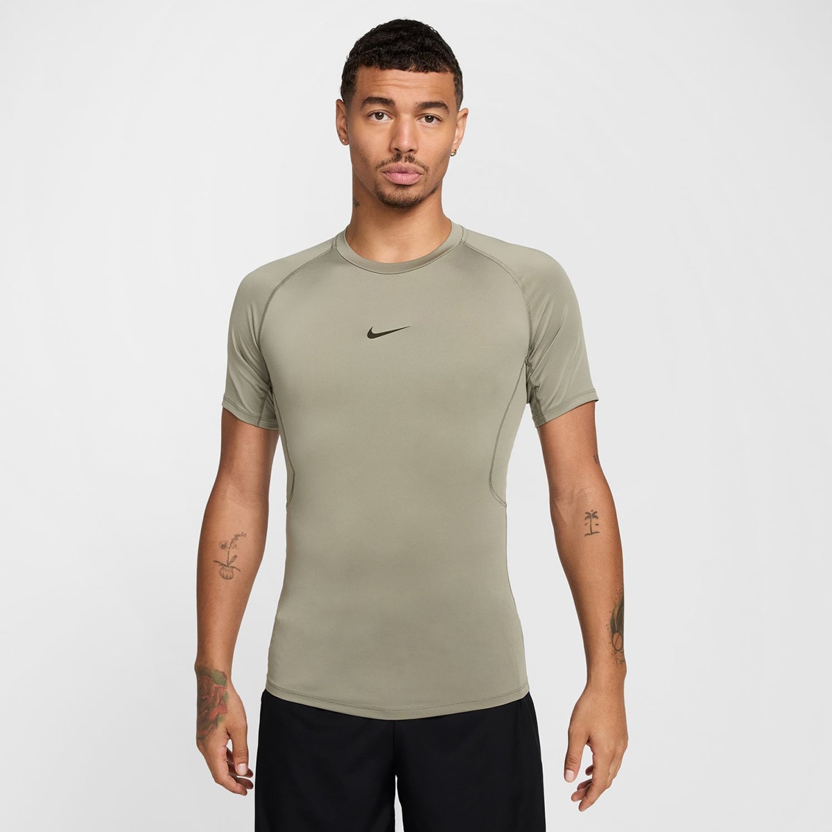 T-shirt de homem Pro Nike Verde-1