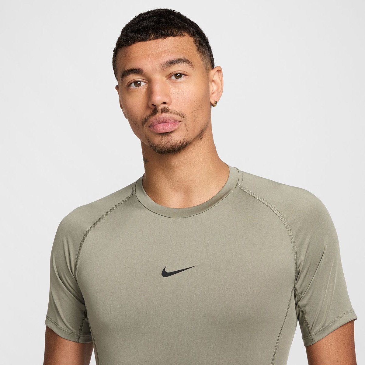 T-shirt de homem Pro Nike Verde-3