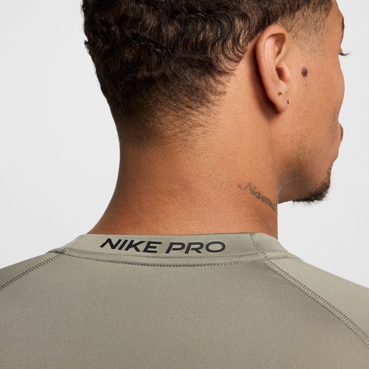 T-shirt de homem Pro Nike Verde-5
