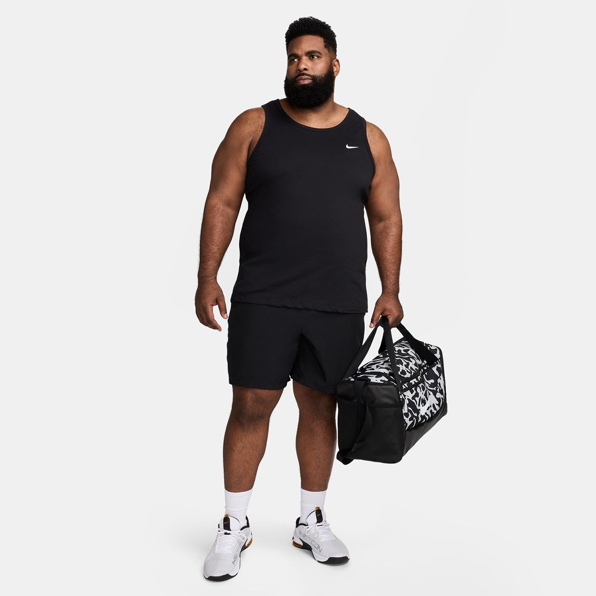 T-shirt de homem Dri-FIT Nike Preto-5