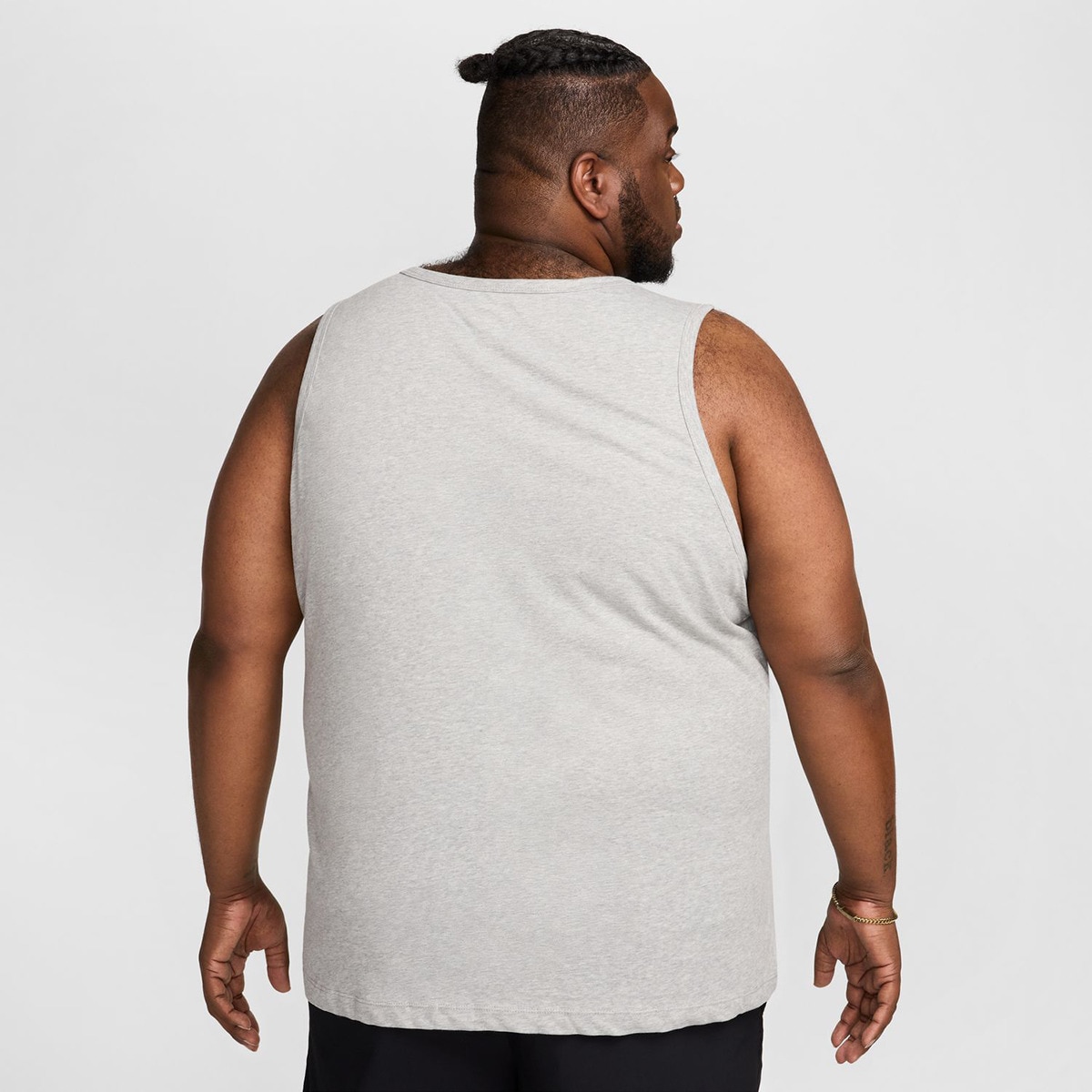 T-shirt de homem Dri-FIT Nike Cinzento-2