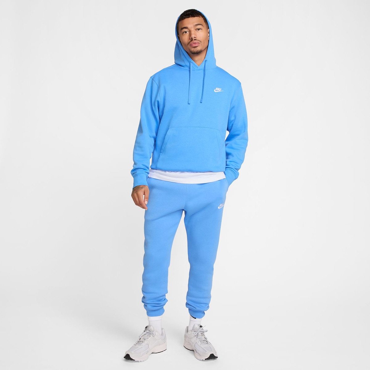 Sweatshirt de homem Sportswear Club Fleece Nike Azul-6