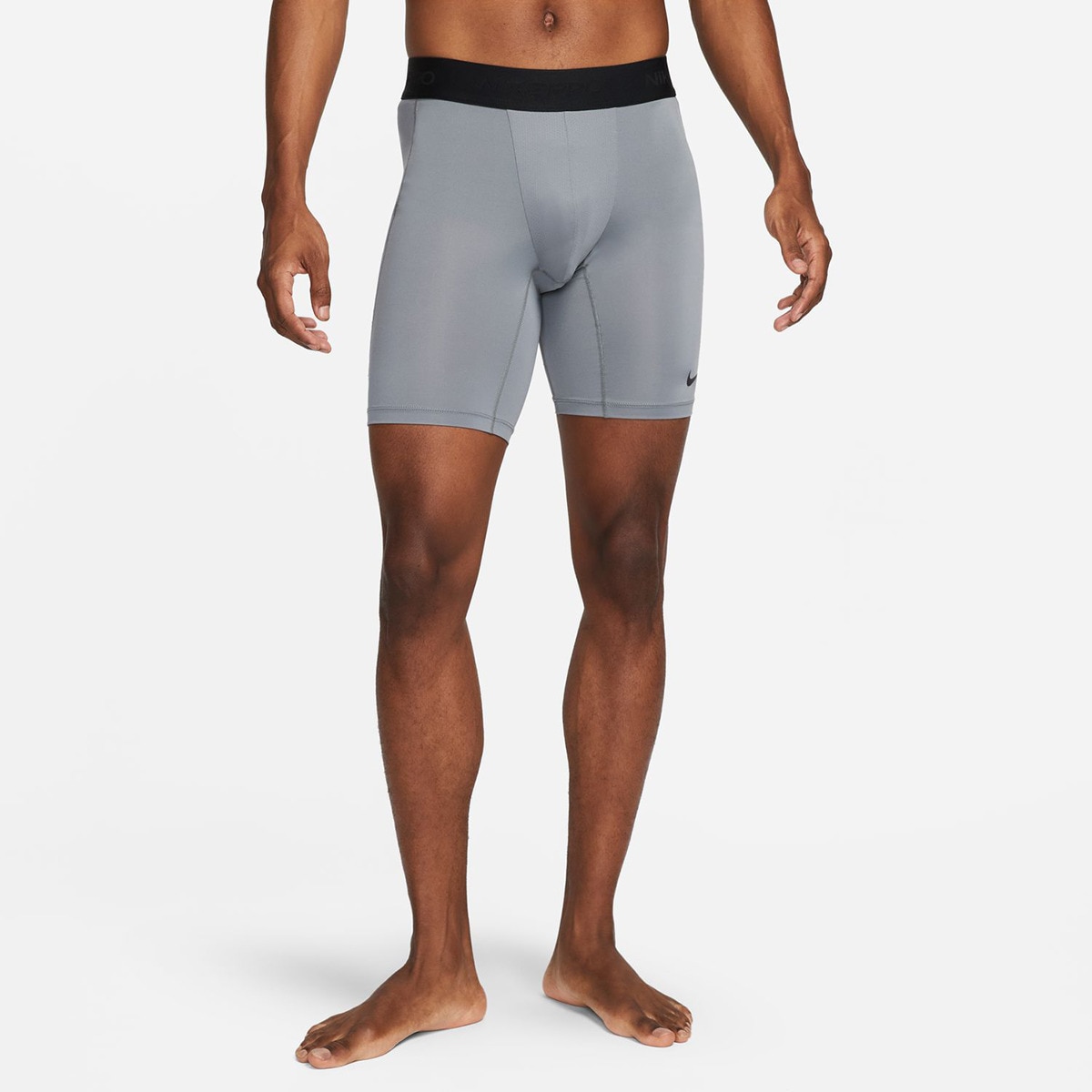 Calças de malha de homem Pro Nike Cinzento-3