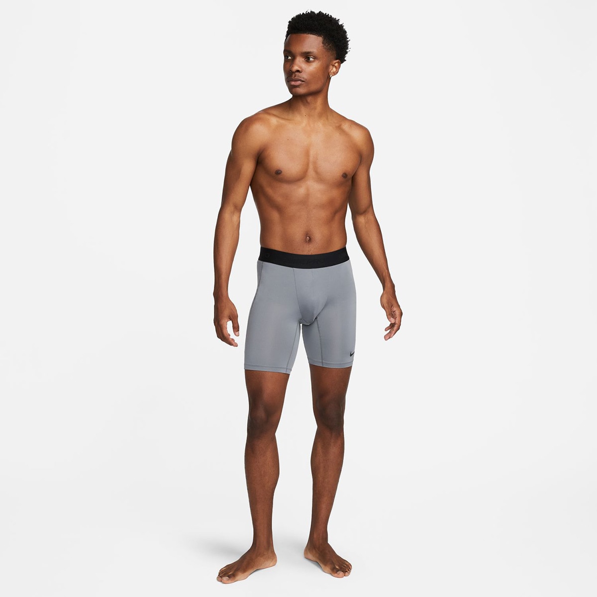 Calças de malha de homem Pro Nike Cinzento-7