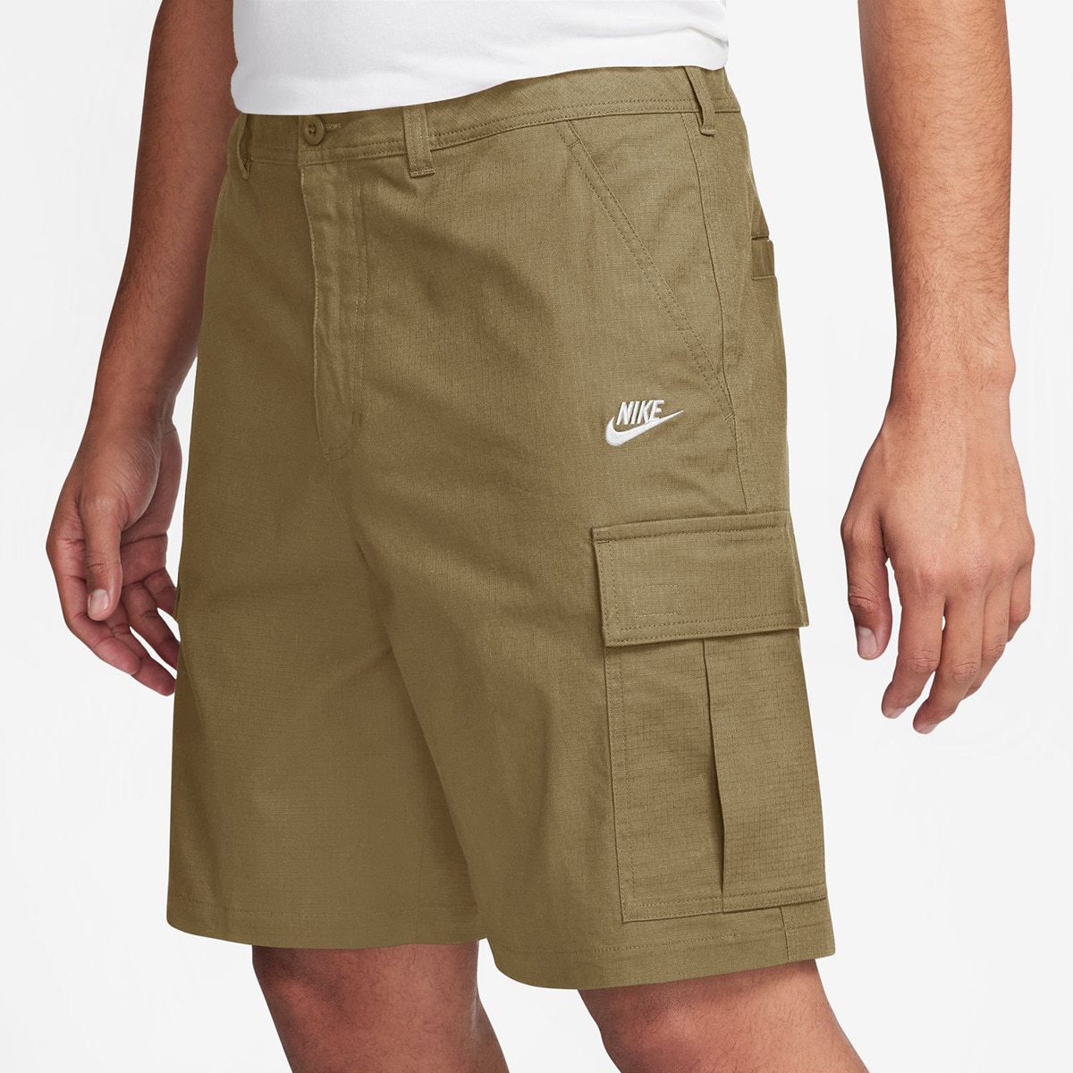 Calções de homem Club Nike Bege-3