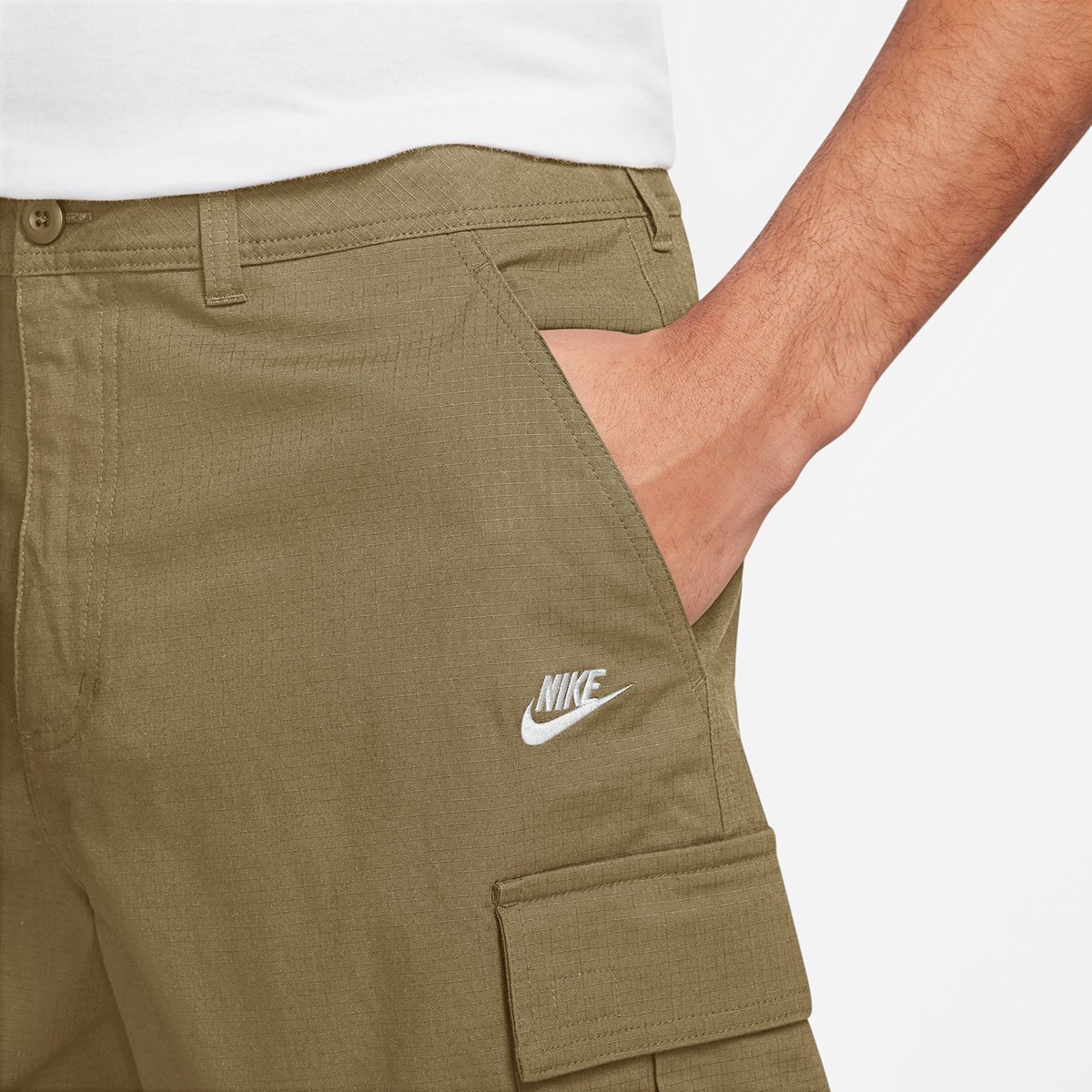 Calções de homem Club Nike Bege-4