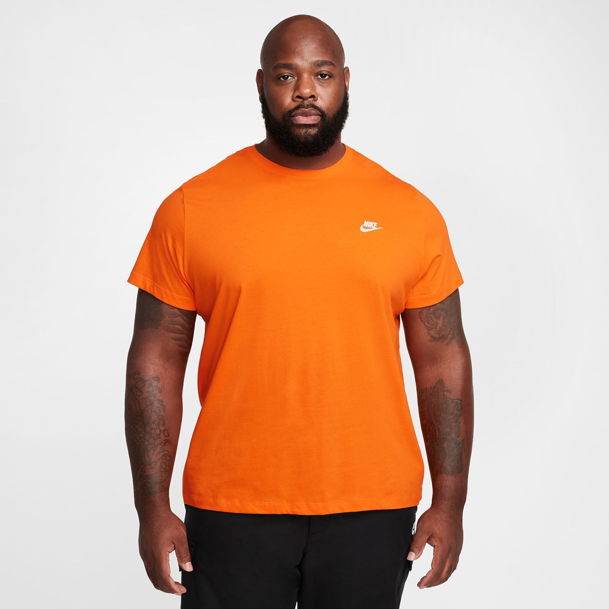 T-shirt de homem Sportswear Club Nike Laranja-1